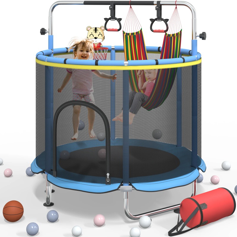 Trampoline Mini Indoor - Детский батут 5FT 8-в-1 для малышей
