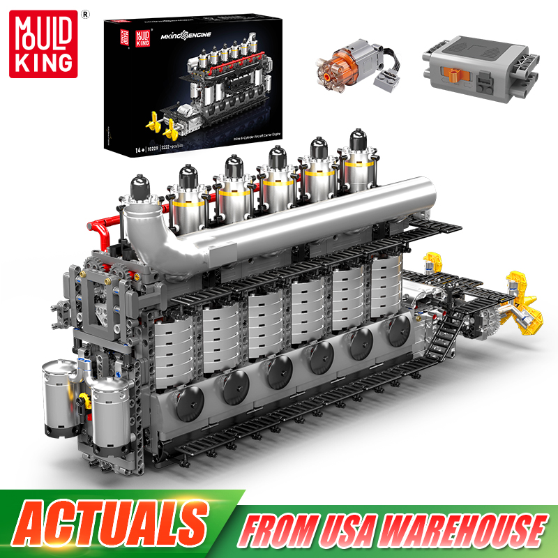 Kids Toys Lego - Конструктор Mould King 10209: Технический двигатель