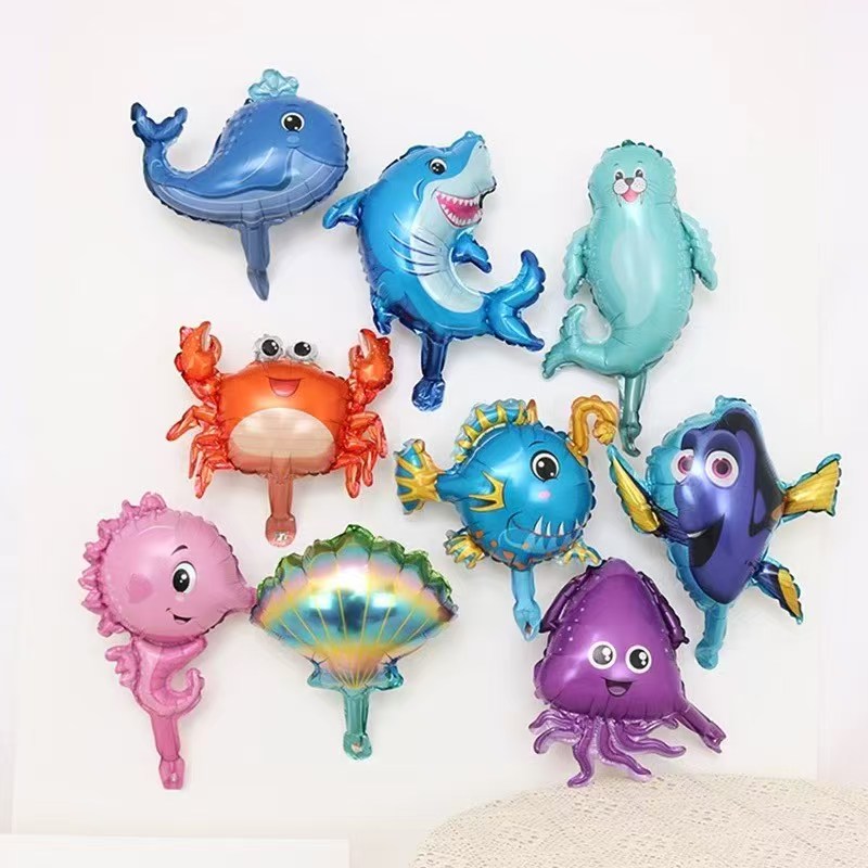 Water Balloon Set - 9 шт., мини-морское слово, крабовая ракушка,