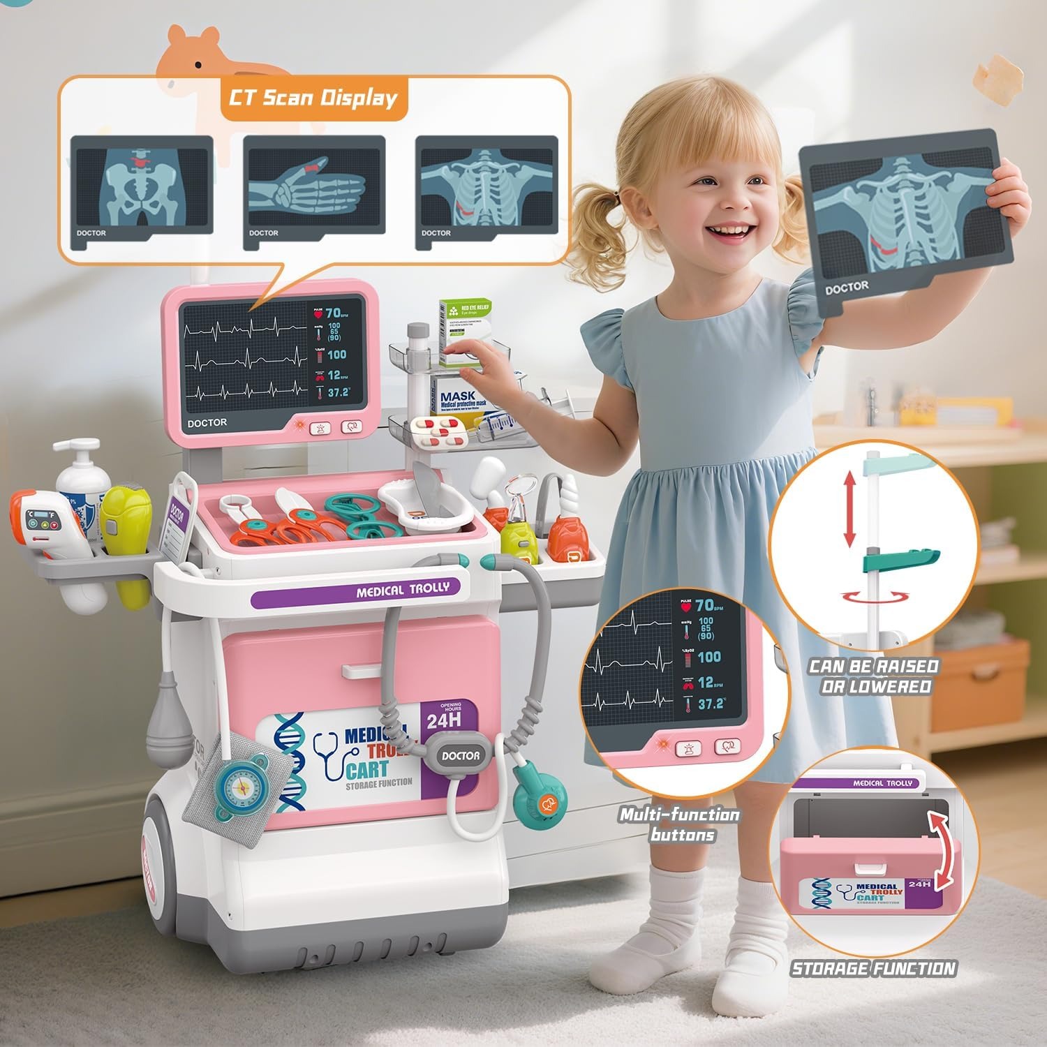 Kids Toys Doctor Set - Набор для ролевых игр «Доктор» для
