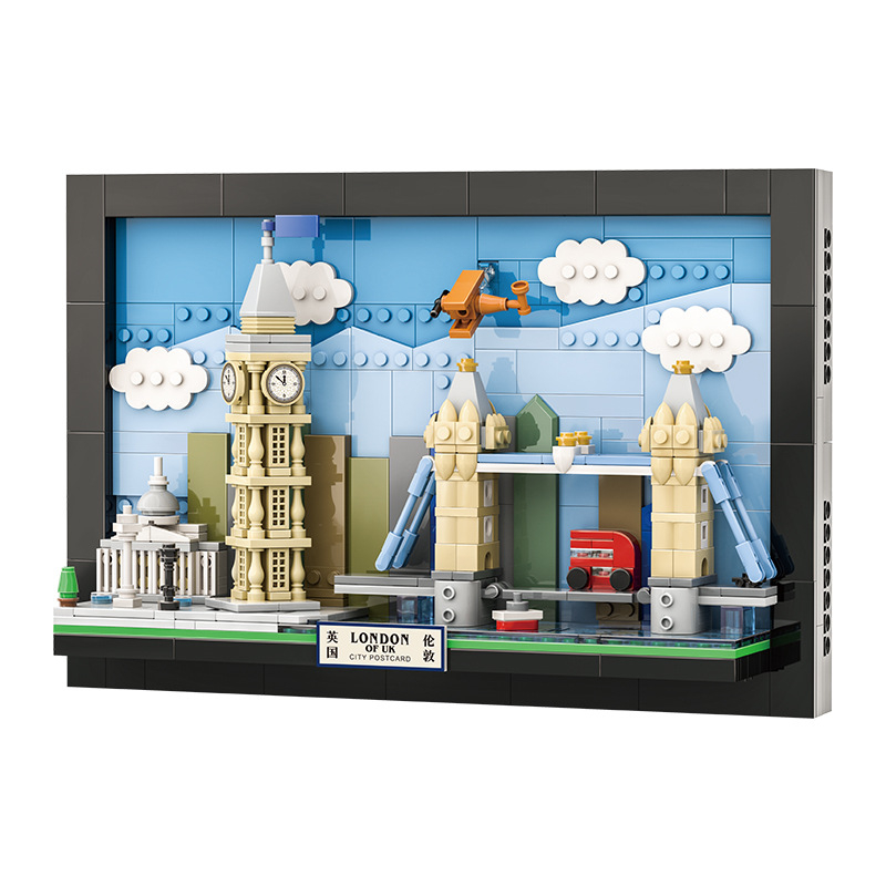 Kids Toys London - Набор мини-блоков для сборки «Лондонская картина»:
