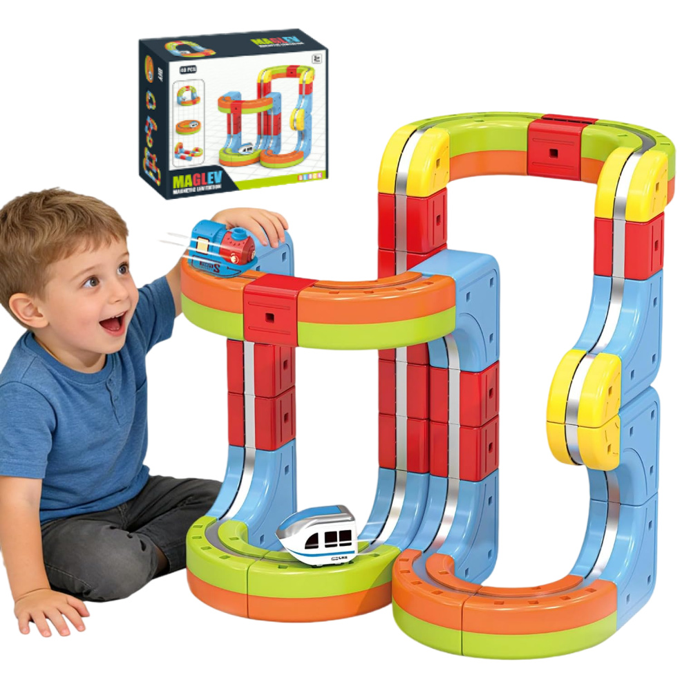 Kids Toys Electric - Магнитный электрический поезд с функцией объединения