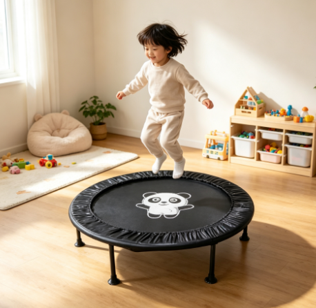 Trampoline Mini Indoor - Мини-батут Panda Print для детей, для