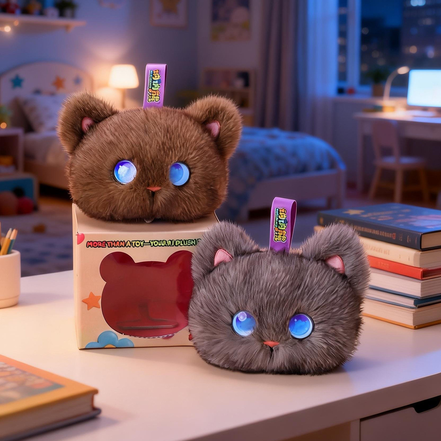 Kids Toys Doll - Интерактивная игрушка-робот Тобот AI: плюшевый кот,
