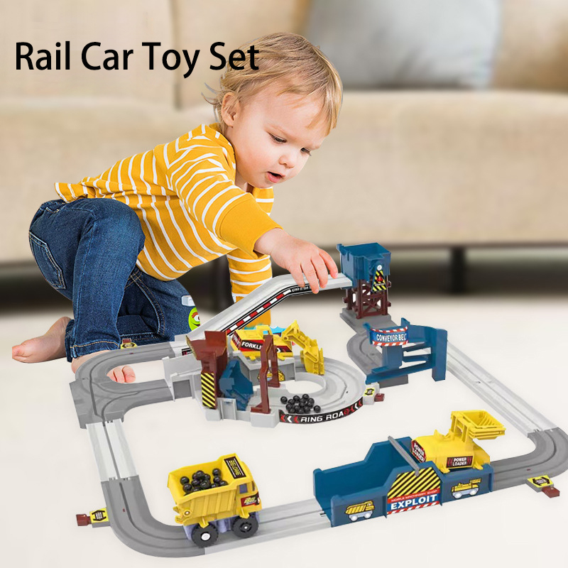 Kids Toys Electric - Электрический инженерный гоночный набор «Приключения на