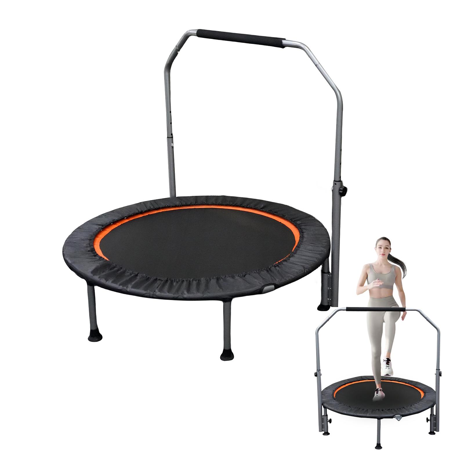Trampoline Mini Indoor - Складной мини-батут для фитнеса с регулируемыми