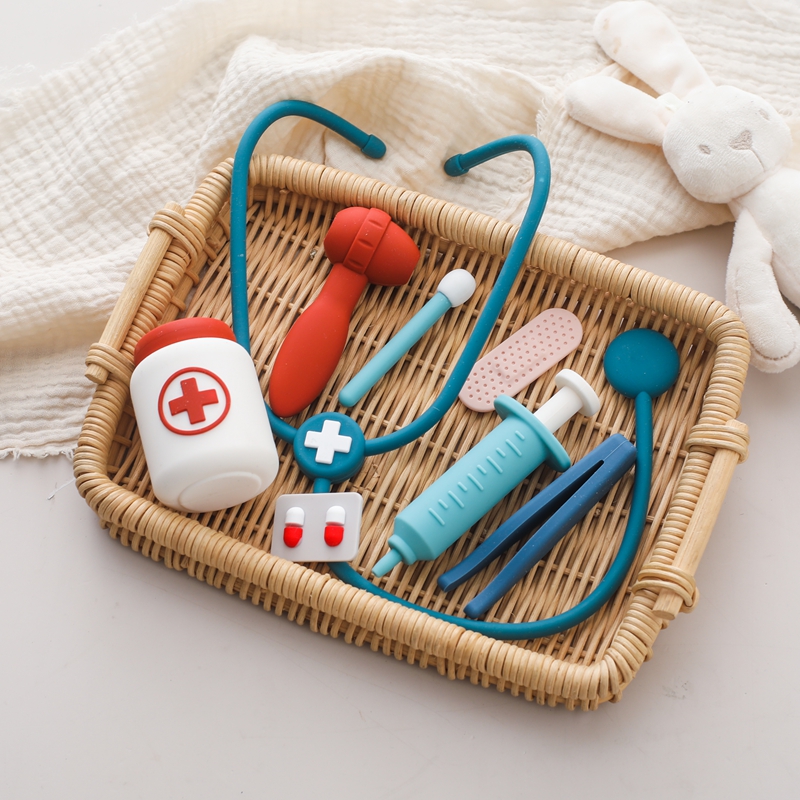 Kids Toys Doctor Set - Игрушки для доктора, силиконовый игровой набор