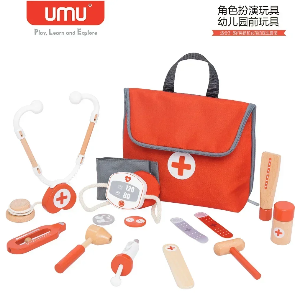Детский деревянный набор для р – обзор и цена Kids Toys Doctor Set