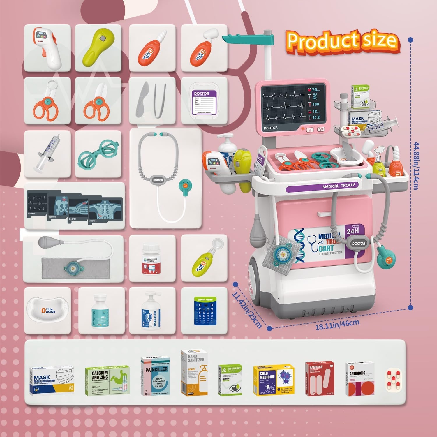 Набор для ролевых игр «Доктор» – обзор и цена Kids Toys Doctor Set