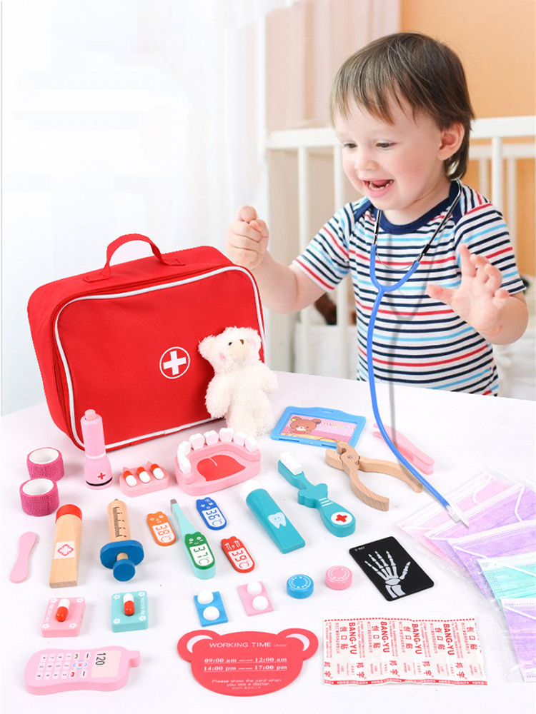 Деревянный игровой набор докто – обзор и цена Kids Toys Doctor Set