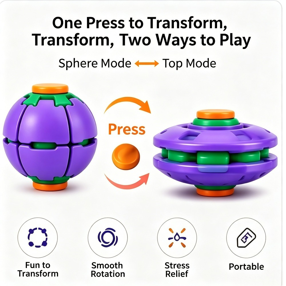 Трансформируемый фиджет-спинне – обзор и цена Sensory Fidget Toys