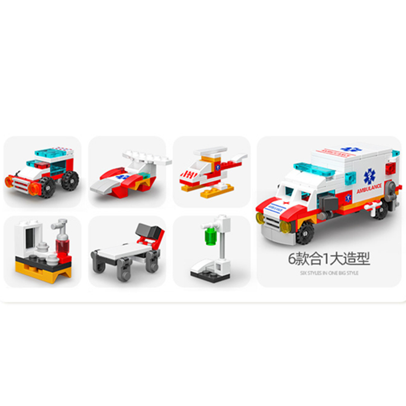 6в1 НОВЫЙ Скорая помощь Эскорт – обзор и цена Kids Toys Doctor Set
