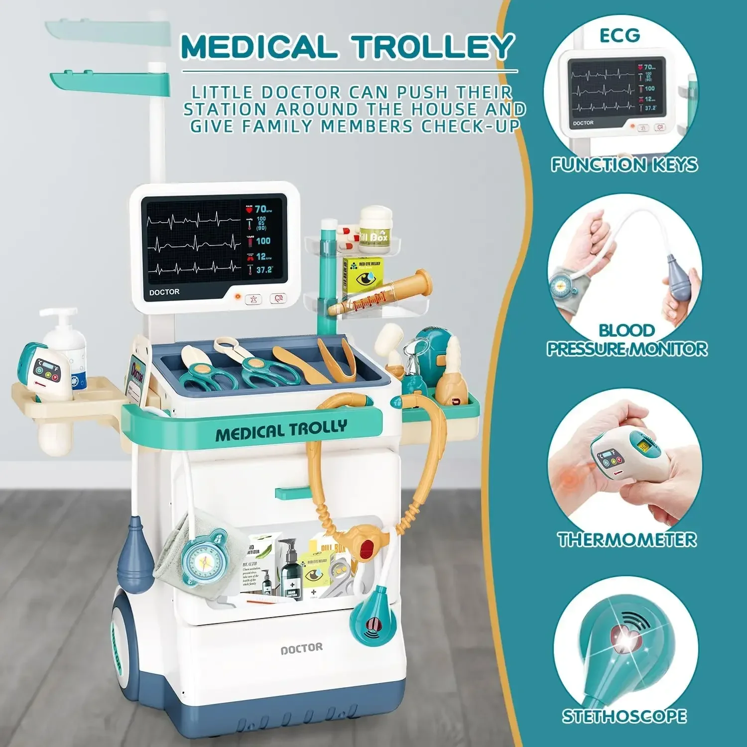 Доктор Медицинский игровой наб – обзор и цена Kids Toys Doctor Set