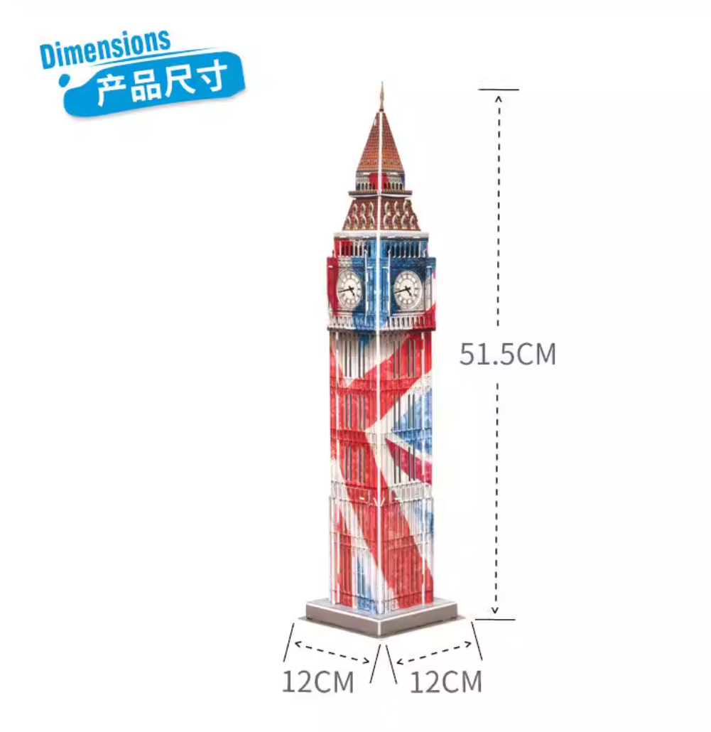 3D-пазлы «Лондонский Биг-Бен», – обзор и цена Kids Toys London