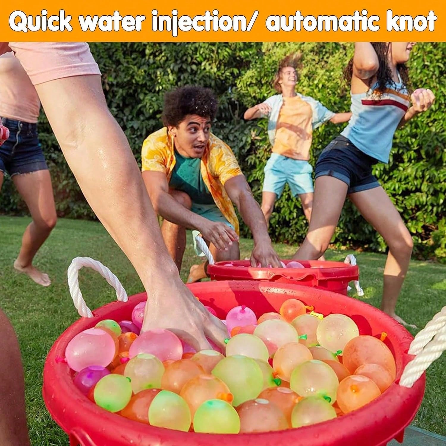Водные шарики-бомбочки 111 шт. – обзор и цена Water Balloon Set