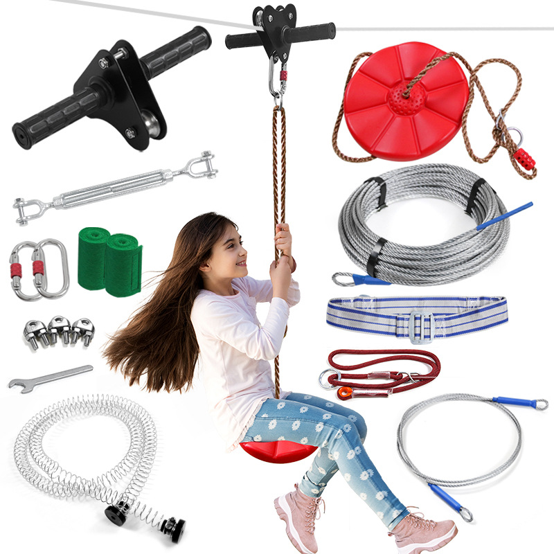 Детский комплект для зиплайна  – обзор и цена Kids Zip Toys