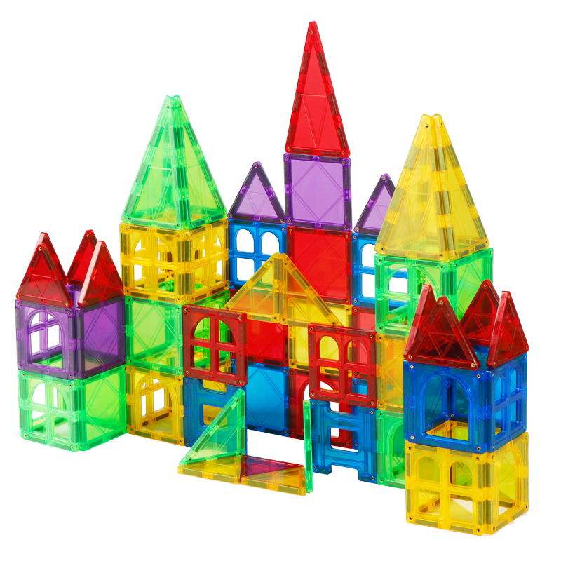 Магнитные блоки 100/120 штук,  – обзор и цена Kids Toys Manufacturers