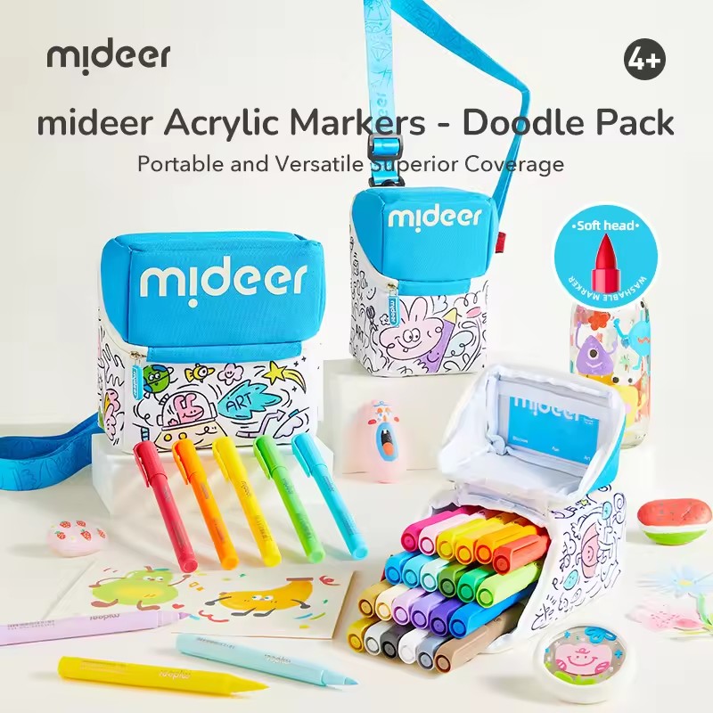 Набор акриловых маркеров Midee – обзор и цена Kids Toys Drawing Easy