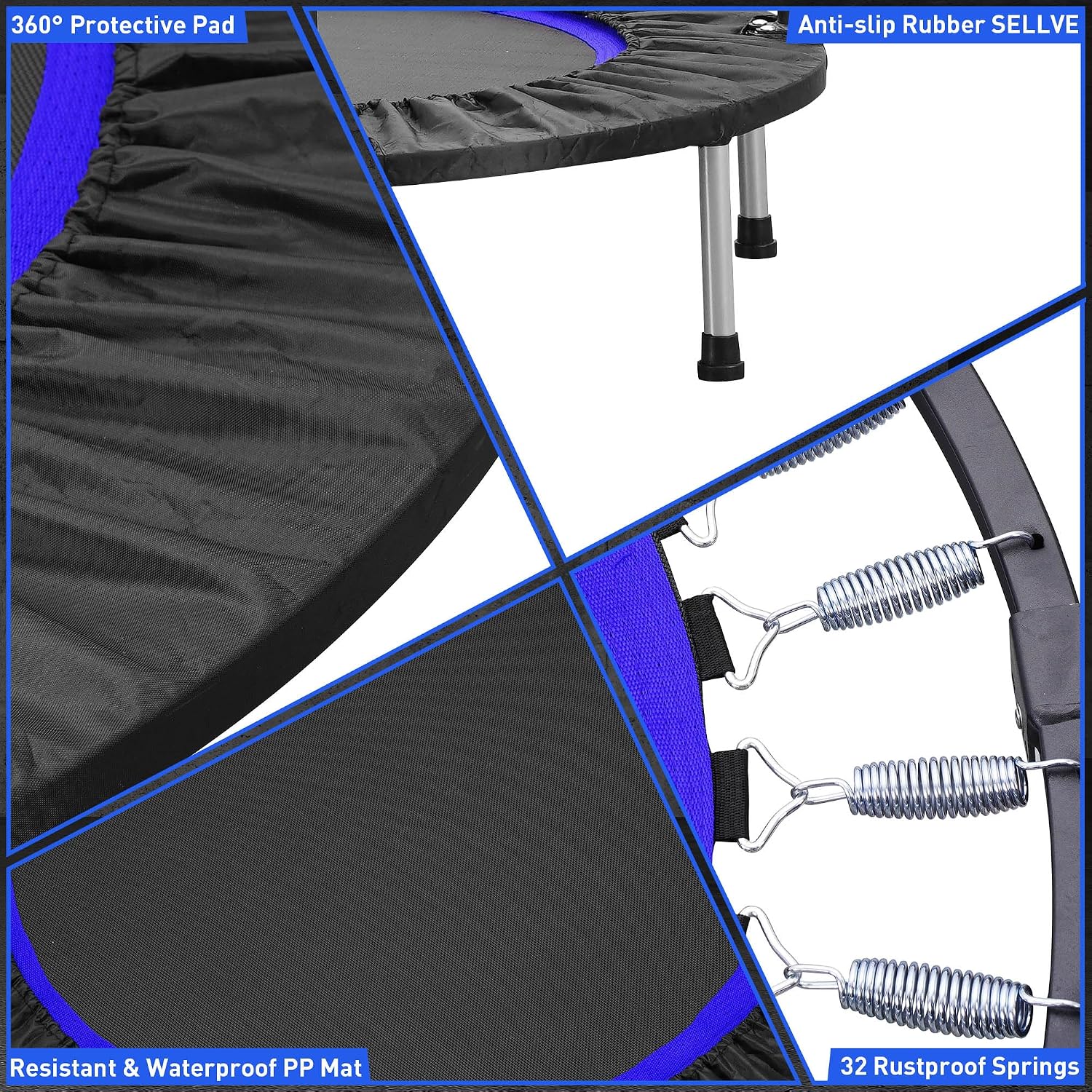 Мини-батут-ребаундер 40-48 дюй – обзор и цена Trampoline Mini Indoor